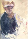 Cassatt,autoportrait,aquarelle,1880The Smithsonian Institution,National Portrait Gallery, Washington D.C. 