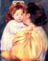 Cassatt: Maternal Kiss,1897,Philadelphia Museum of Art